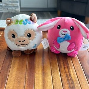 Bendon Plush Squishy Set Alma Alpaca Bailey Bunny NWOT